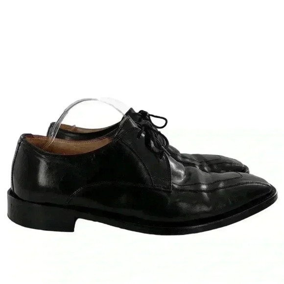 Mercanti Fiorentini mens dress shoes size 8 black Italian leather vintage 90s main image 9